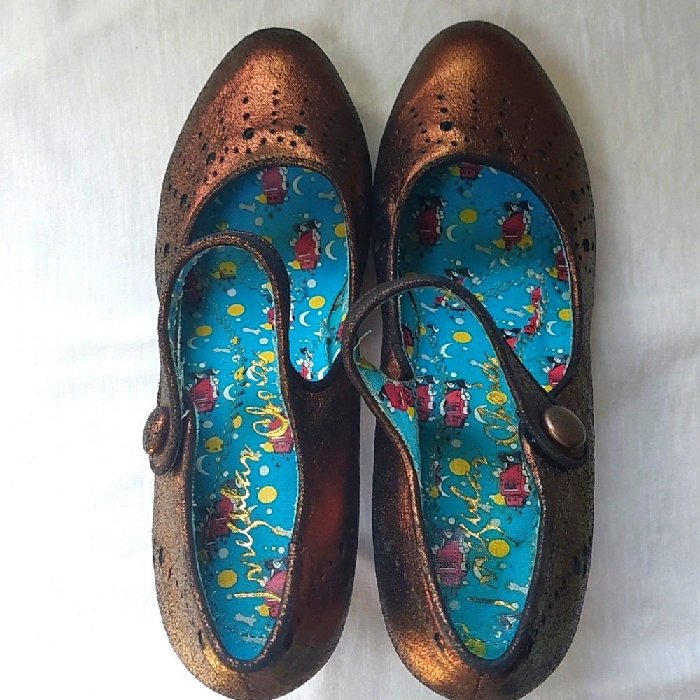 Irregular Choice Copper Heels 7 1/2